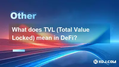 Was bedeutet TVL (Total Value Locked) in DeFi?