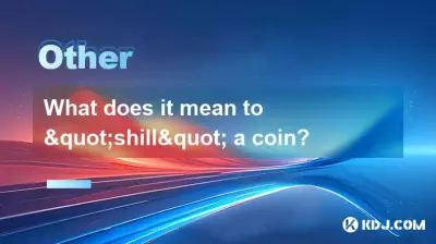 Was bedeutet es, eine Münze zu „shillen“?