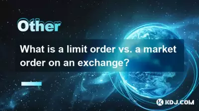 Was ist eine Limit-Order im Vergleich zu einer Market-Order an einer Börse? Was ist eine Limit-Order im Vergleich zu einer Market-Order an einer Börse?