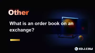 What is an order book on an exchange?