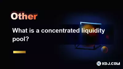 What is a concentrated liquidity pool?