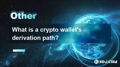 What is a crypto wallet's derivation path?