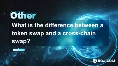 What is the difference between a token swap and a cross-chain swap?
