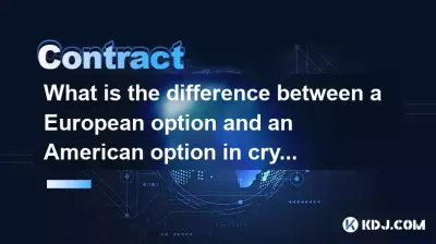 Quelle est la différence entre une option européenne et une option américaine en crypto ?
