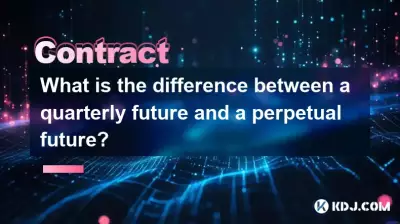 What is the difference between a quarterly future and a perpetual future?