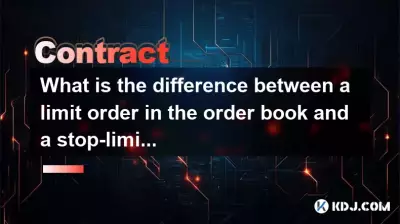 Quelle est la différence entre un ordre limité dans le carnet d’ordres et un ordre stop-limit ?