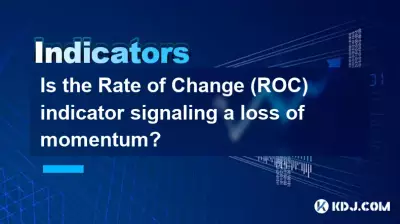 Signalisiert der Rate of Change (ROC)-Indikator einen Schwungverlust?