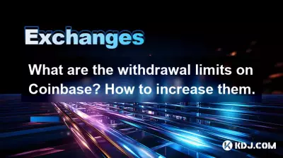 Coinbase의 출금 한도는 얼마나 됩니까? 그것들을 늘리는 방법.