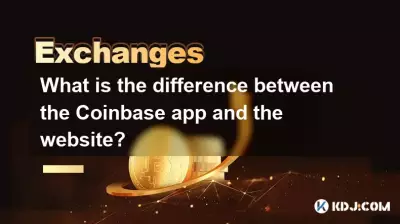 Was ist der Unterschied zwischen der Coinbase-App und der Website?