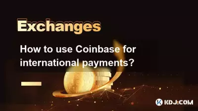 해외 결제에 Coinbase를 사용하는 방법은 무엇입니까?