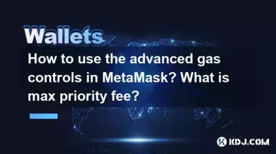 Comment utiliser les contrôles de gaz avancés dans MetaMask ? Quel est le montant maximum des frais de priorité ?
