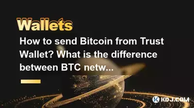 Comment envoyer Bitcoin depuis Trust Wallet ? Quelle est la différence entre les réseaux BTC ?