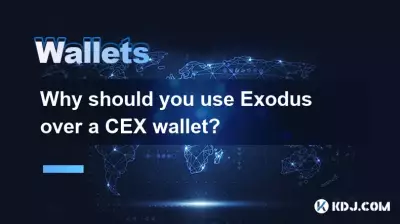 Warum sollten Sie Exodus anstelle einer CEX-Wallet verwenden?