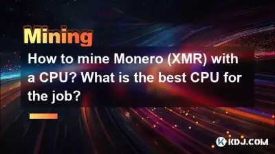 Wie kann ich Monero (XMR) mit einer CPU abbauen? Was ist die beste CPU für den Job? Wie kann ich Monero (XMR) mit einer CPU abbauen? Was ist die beste CPU für den Job?