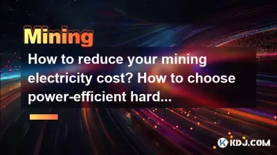 Wie können Sie Ihre Stromkosten für den Bergbau senken? Wie wählt man energieeffiziente Hardware aus?