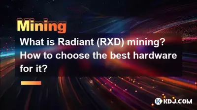 Was ist Radiant (RXD) Mining? Wie wählt man die beste Hardware dafür aus?