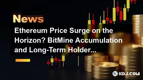 Ethereum Price Surge on the Horizon? BitMine Accumulation and Long-Term Holder Confidence Signal Potential Upside Ethereum Price Surge on the Horizon? BitMine Accumulation and Long-Term Holder Confidence Signal Potential Upside