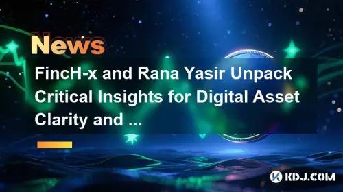 FincH-x 和 Rana Yasir 揭示了数字资产清晰度和现实世界采用的关键见解 FincH-x 和 Rana Yasir 揭示了数字资产清晰度和现实世界采用的关键见解