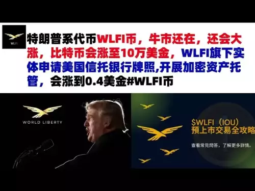 트럼프 토큰 WLFI 코인, 강세장은 여전히 ​​급등할 것이며, 비트코인은 미화 10만 달러까지 상승할 것이며, WLFI 기관은 미국 신탁 은행 라이센스를 신청하고 암호화된 자산 보관을 수행하며 미화 0.4달러까지 상승할 것입니다. #WLFI 통화 #트럼프 통화WLFI 통화 #WLFI 통화 시장 분석