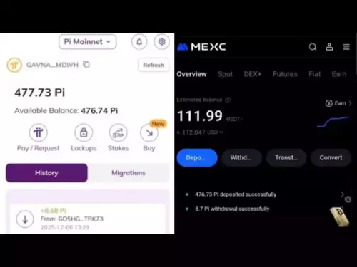메인넷에서 MEXC 거래소로 Pi 코인을 인출하는 방법