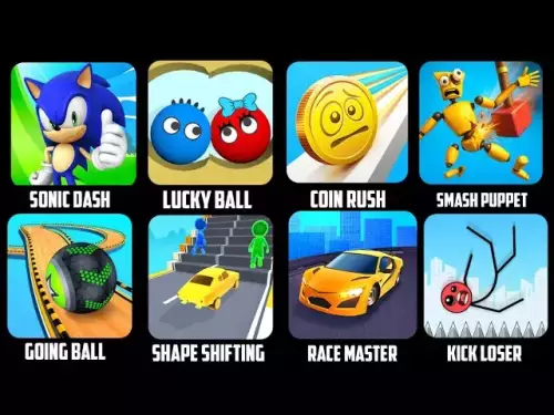 Sonic Dash, Lucky Ball, Coin Rush, Smash Puppet, Going Balls, Shape Changer, Race Master