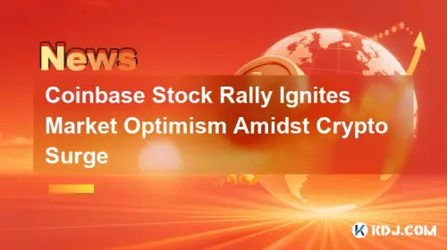 Coinbase Stock Rally Ignites Market Optimism Amidst Crypto Surge