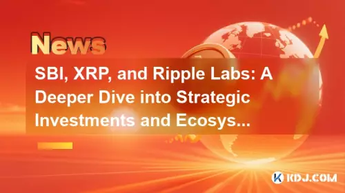 SBI, XRP, and Ripple Labs: A Deeper Dive into Strategic Investments and Ecosystem Growth SBI, XRP, and Ripple Labs: A Deeper Dive into Strategic Investments and Ecosystem Growth