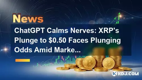 ChatGPT Calms Nerves: XRP's Plunge to $0.50 Faces Plunging Odds Amid Market Jitters