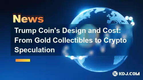 Conception et coût de Trump Coin : des objets de collection en or à la spéculation sur la cryptographie