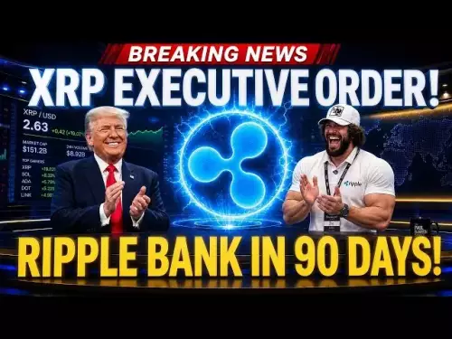 🚨 ORDRE EXÉCUTIF DE TRUMP : APPROBATION DE *RIPPLE BANK* DANS 90 JOURS !? 🚨 XRP cible l'accès aux services bancaires fédéraux !