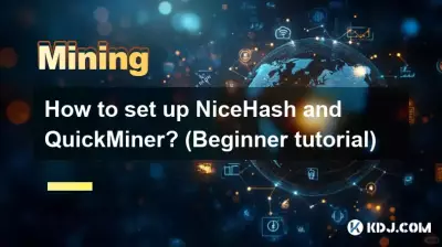 Wie richte ich NiceHash und QuickMiner ein? (Anfänger-Tutorial)