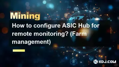 Wie konfiguriere ich ASIC Hub für die Fernüberwachung? (Farmmanagement)
