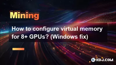 Wie konfiguriere ich virtuellen Speicher für 8+ GPUs? (Windows-Fix)