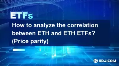 ETH와 ETH ETF 간의 상관관계를 분석하는 방법은 무엇입니까? (가격 패리티)