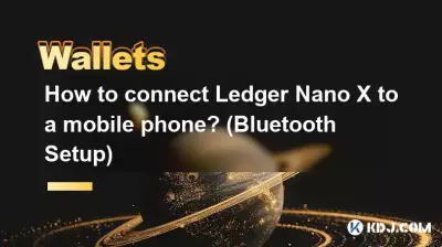 Comment connecter le Ledger Nano X à un téléphone mobile ? (Configuration Bluetooth)