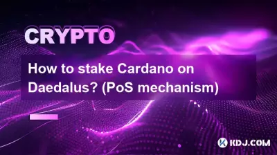 Wie kann man Cardano auf Daedalus setzen? (PoS-Mechanismus)
