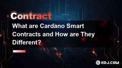 Was sind Cardano Smart Contracts und wie unterscheiden sie sich?