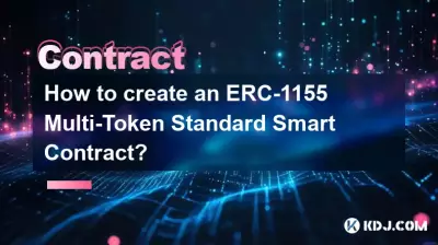 Wie erstelle ich einen ERC-1155 Multi-Token Standard Smart Contract?