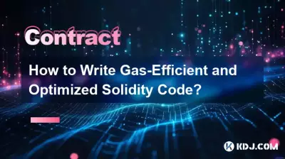 Wie schreibe ich gaseffizienten und optimierten Soliditätscode?