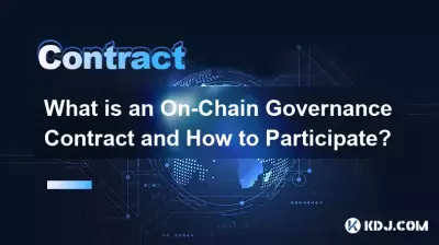 Was ist ein On-Chain-Governance-Vertrag und wie kann man daran teilnehmen?