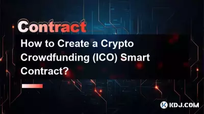 Wie erstellt man einen Crypto Crowdfunding (ICO) Smart Contract?