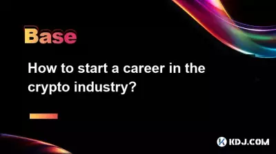 Comment démarrer une carrière dans l’industrie de la cryptographie ?