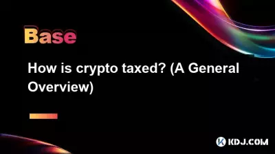 Comment la crypto est-elle taxée ? (Un aperçu général)