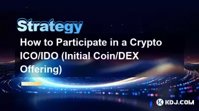Comment participer à une crypto ICO/IDO (offre initiale de pièces/DEX)