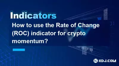 Wie nutzt man den Rate of Change (ROC)-Indikator für das Krypto-Momentum?