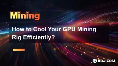 Wie kühlen Sie Ihr GPU-Mining-Rig effizient?