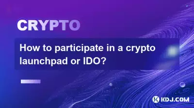 How to participate in a crypto launchpad or IDO?