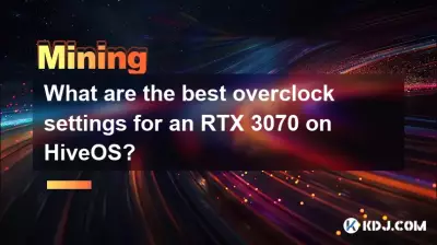 Was sind die besten Übertaktungseinstellungen für eine RTX 3070 unter HiveOS?