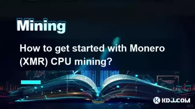 Wie fange ich mit dem CPU-Mining von Monero (XMR) an?