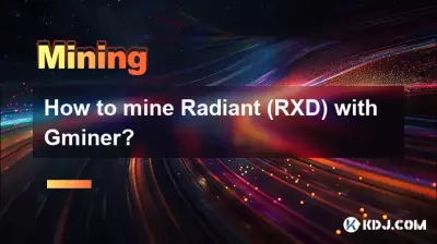 Wie kann ich Radiant (RXD) mit Gminer abbauen?